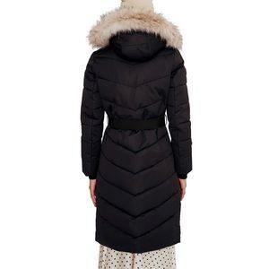 NEW Noize Capri Long Length Vegan Parka with Removable Faux Fur Trim